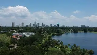 Crescent Lake Park - Downtown View