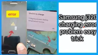 samsung j320 charging paused battery temperature too low Samsung j3 charging error problem solution