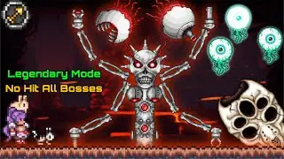 Ranger Class. No Hit all bosses in GFB Legendary Mode | Terraria Mobile 1.4.4.9.5
