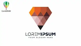 Coreldraw Logo Design - Corel Draw Tutorials - Diamond Pencil Logo - Bahadur Bhai