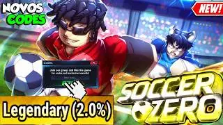 SOCCER ZERO:SAIU NOVOS CÓDIGOS NO NOVO JOGO DE FUTEBOL  SOCCER ZERO! LAÇAMENTO!!
