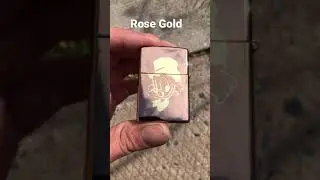 Rose Gold Scrooge McDuck Zippo