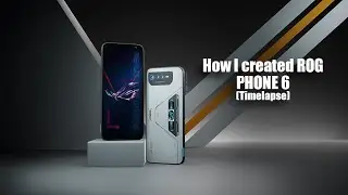 How I CREATED ROG 6 phone in blender