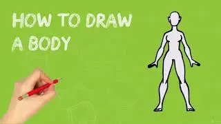 How to Draw a human Body Step by Step for Beginners   / كيف ترسم جسم الانسان