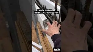 How to protect ICF Interlock during pours? 