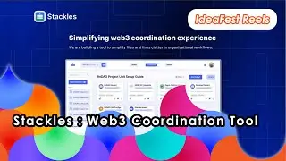 Stackles : Web3 Coordination Tool for DAOs