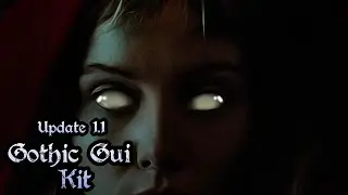 Gothic GUI Kit | 1.1 Update ( 60 New Additions , 8K PSD File )