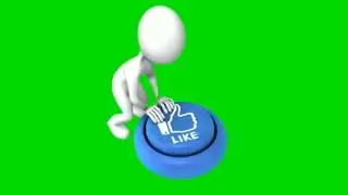 Green screen like button|Green screen effects|Like button|No copyright|onscreen|