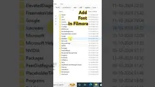 How To Add Custom Font In Filmora 