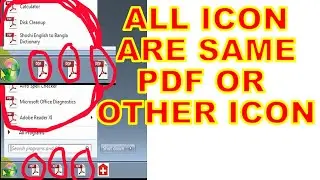 Desktop All icons logo changed to same icon in pdf