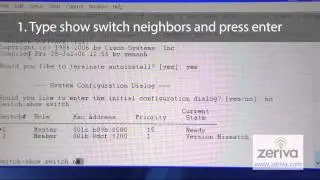How to find nearby a switch on each port in a stack of Cisco 3750G's.  Show Switch Neighbor command.