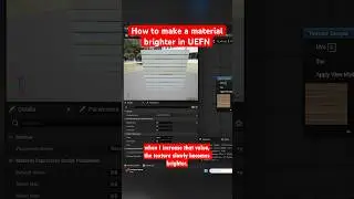 How to make a material brighter in #uefn #unrealeditorforfortnite #fortnite #gamedevelopment #ue5