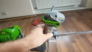 Обзор бензотриммера с электростартером. 🤓✌️👍