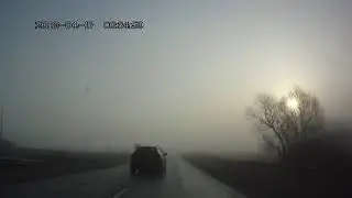 Обгон в Туман Это ГЛУПО!!!!!!!