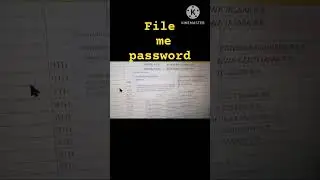 Document ya file me password kaise lagaye Part 1 #shortvideo