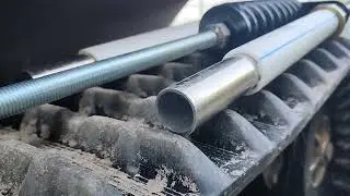 Сломалась вилка натяжителя на снегоболотоходе Tinger