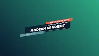Adobe Stock - Modern Gradient and Smooth Geometry Full Frame Title - Motion Graphics