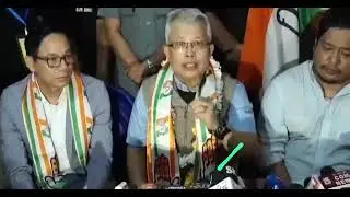 Dr. Angomcha Bimol Akoijam extending great message to the people of Manipur INC MANIPUR