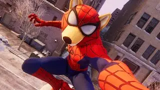 @PoggoDoggo diventa Spider-Man e sconfigge Rhino su Marvel's Spider-man Miles Morales!