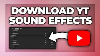 how to download Sound effects from Youtube for free - Tutorial