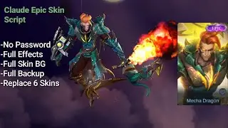 Claude Epic Skin Script Replace 6 Skins | No Password | | Shogun
