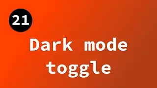 Dark mode toggle with prefers-color-scheme in Sveltekit
