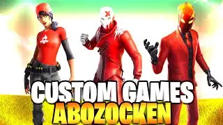 Fortnite LIVE ⚡️|Abozocken Live Fortnite|Deutsch|Custom Games|🔴