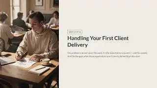 Handling Your First Client Delivery
