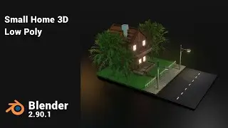 Small Home 3D ll Blender Tutorial ll