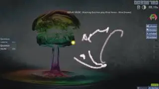 Quvi playing Osu! #8
