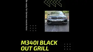 Bmw M340i gets black diamond grill