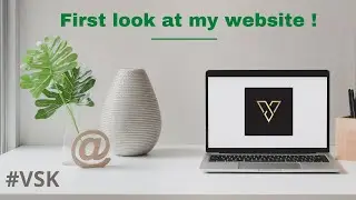 First look at my website || #VSK Official Website || Vishnu Siddhartha