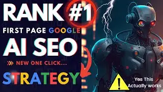 How To Rank First Page Google With AI SEO Tool ➡️ One Click Strategy 🖱️