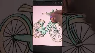 Procreate Drawing With the Sketchy Doodles Brush #shorts