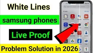 😱samsung white line on screen | samsung white line on screen fix | samsung a71 white line on screen🎉