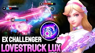 WILD RIFT LOVESTRUCK LUX - LUX BUILD & RUNES - EX CHALLENGER RANKED