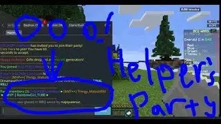 OMG *AMAZING* PLAYING PARTY GAMES WITH A HYPIXEL HELPER LINEHEAD! - HYPIXEL
