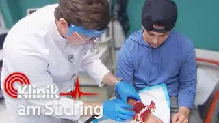 Alles nur ein PRANK?! Glasscherben im Arm! | Klinik am Südring | SAT.1