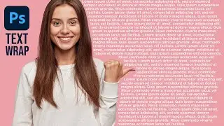 Text Wrap in Adobe Photoshop | Beginners Tutorial