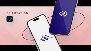 3D mobile rotating animation in alight motion.