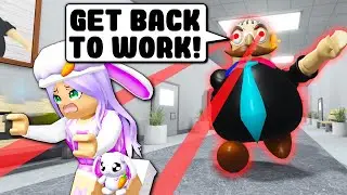 ESCAPE The EVIL BOSS Obby! (Roblox)