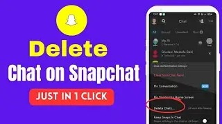 How To Delete Snapchat Chats Permanently | Snapchat Ke Message Delete Kaise Kare