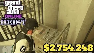 قراند 5 سرقة الكازينو (آلماس) GTA 5 Online Casino Heist | $2.754.248 | The Big Con
