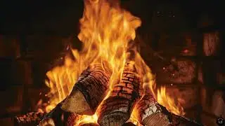 Cozy Fireplace Burning Fireplace Crackling Sounds over 4 Hours | Fireplace Crackling Fire Sounds