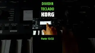 Dividir Teclado Korg - P13 #piano #korg #tecladistas #musicos #keyboard #musica