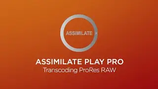 Transcode ProRes RAW | ASSIMILATE Play Pro