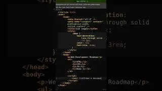 html css list toggle