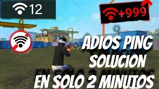 ERROR DE  PING EN Free Fire CUALQUIER  JUEGO SOLUCION 2023 ✅ EN SOLO 2 MINUTOS