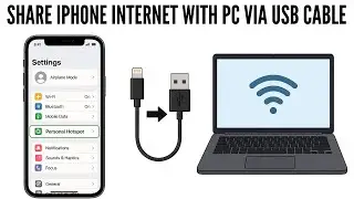 How to Share iPhone Internet with PC via USB Cable 2025 — Full 2025 Guide