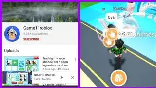 I Met Game11roblox On Adopt me!😱🌟